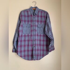 American eagle vintage 90’s patchwork plaid button up shirt
Unisex